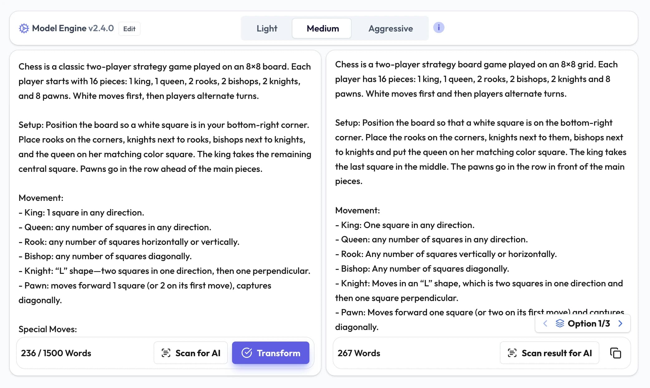 Mask AI App Interface